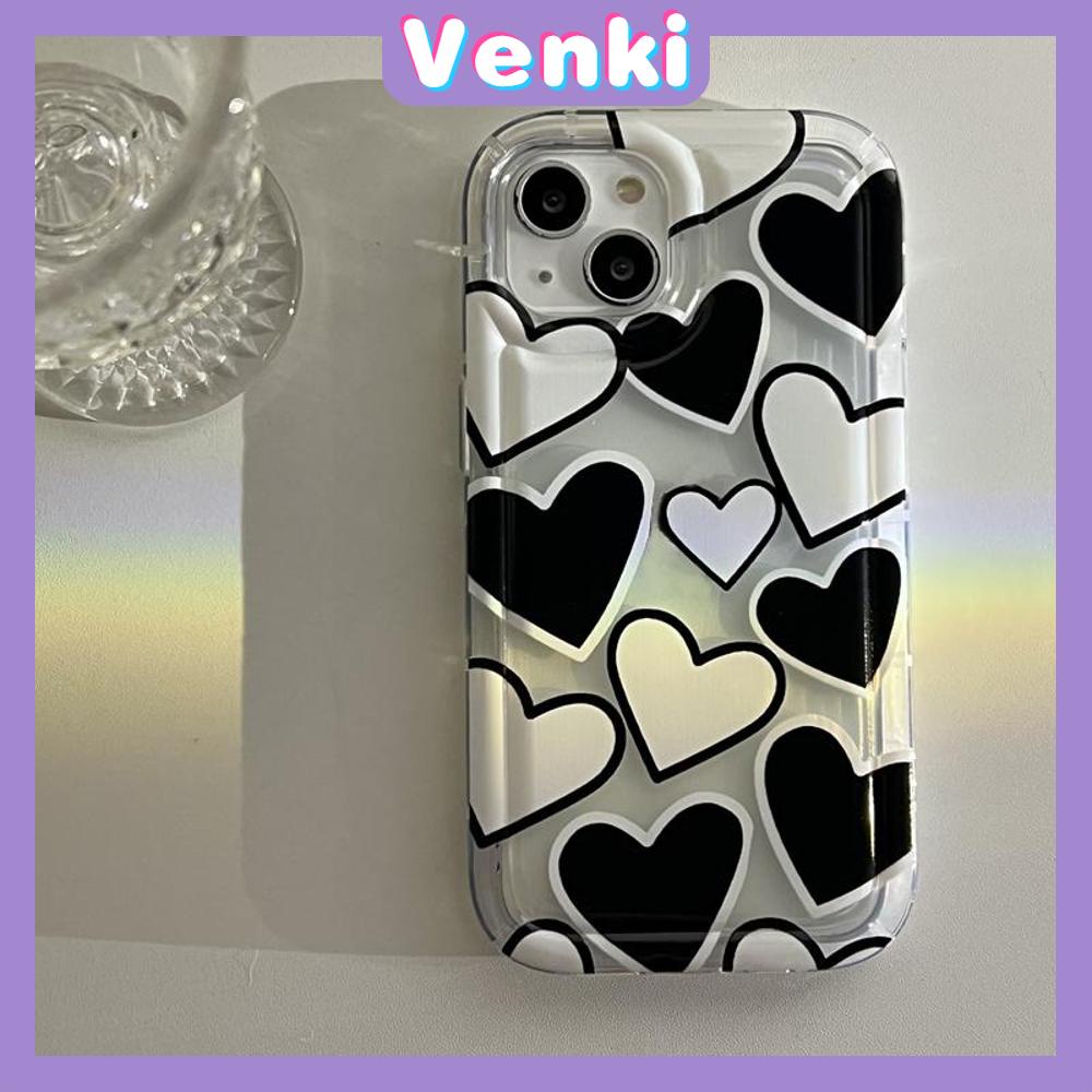 Case For iPhone 14 Pro Max TPU Soft Jelly Airbag Clear Case Stars and Hearts Case Camera Protection Shockproof For iPhone 14 13 12 11 Plus Pro Max 7 Plus X XR