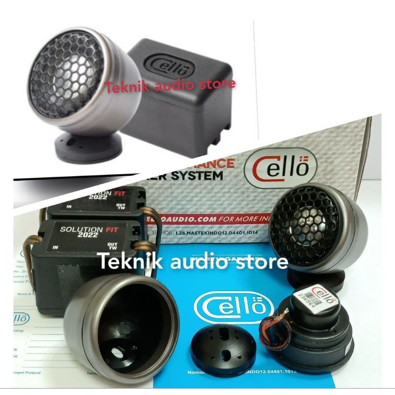 Tweeter Fullrange Cello Solution fit 2022