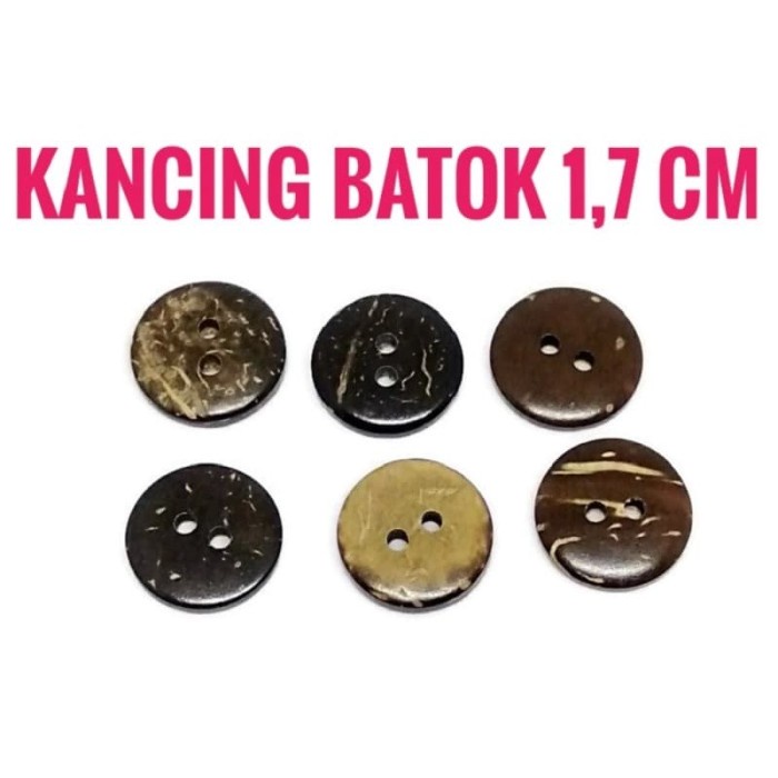 Kancing Kancing Batok Di Pernis 1 Bungkus Isi 1 Lusin