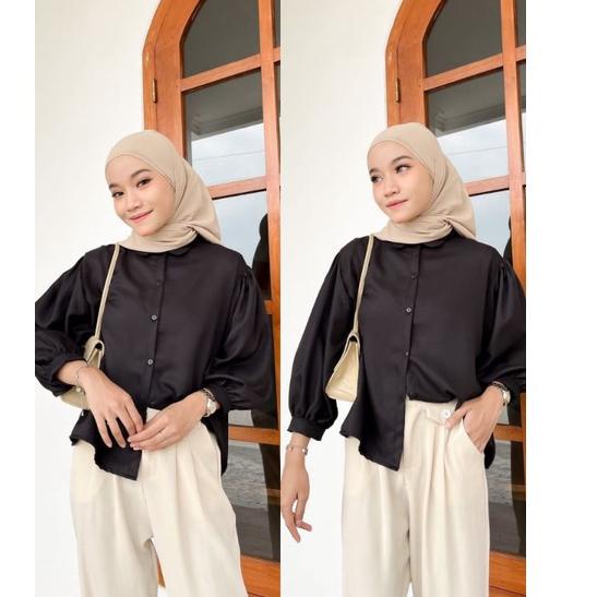 Chekout FAFA - ELZA TOP BLOUSE // ELZE KEMEJA SHAKILLA LENGAN BALON
