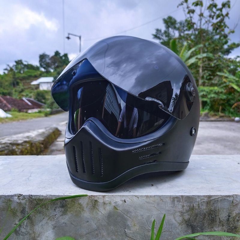 HELM CUSTOM M30 RETRO KLASIS FULL FACE