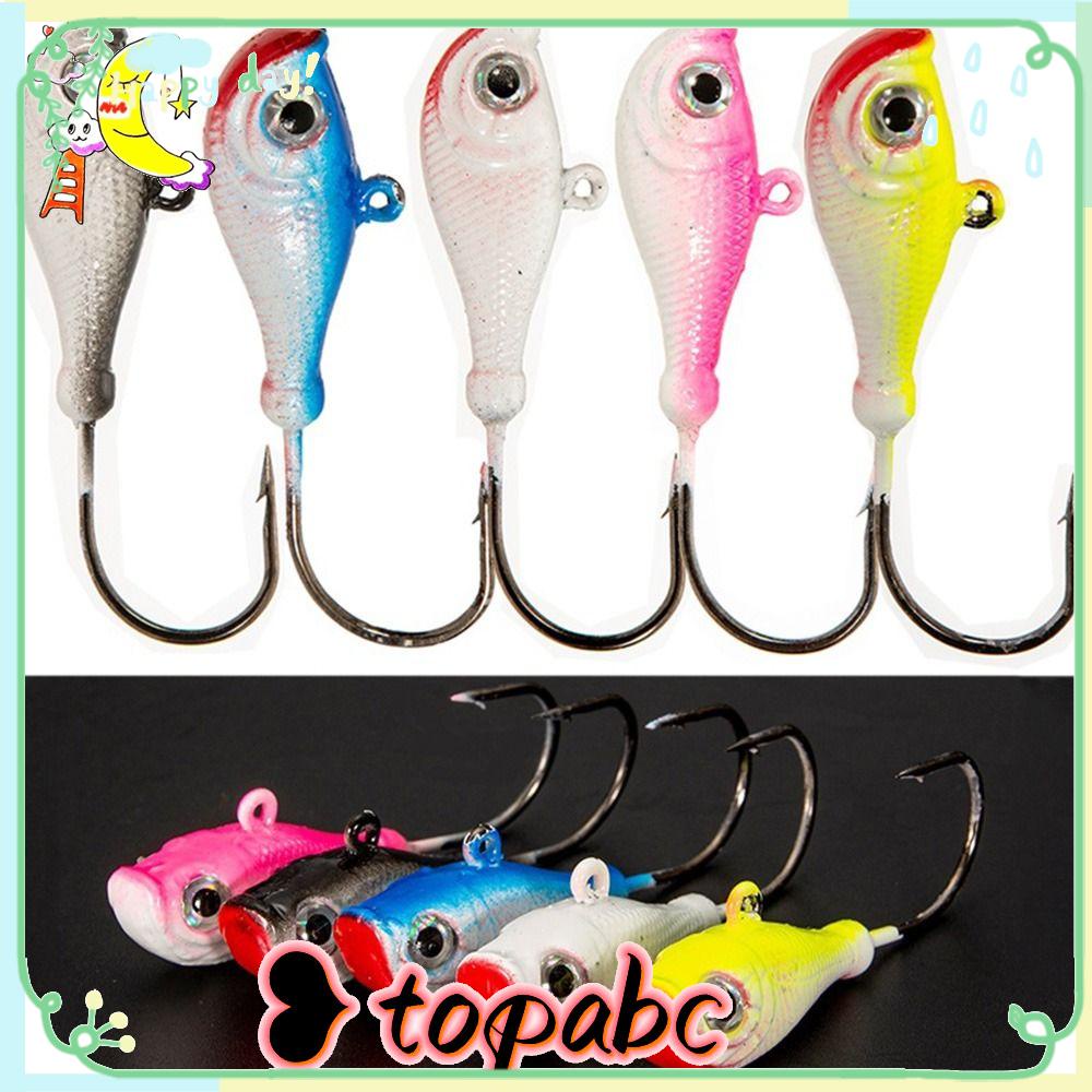 Top VIB Umpan Pancing 28g/60mm Bass Tackle 5warna lead head