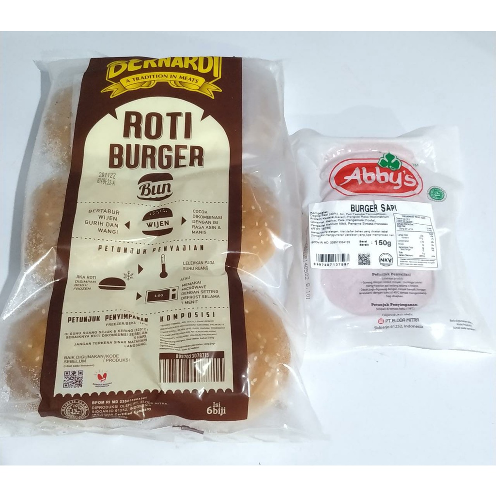 

PAKET BURGER WIJEN JUMBO + ABBYS BURGER ISI 6pc