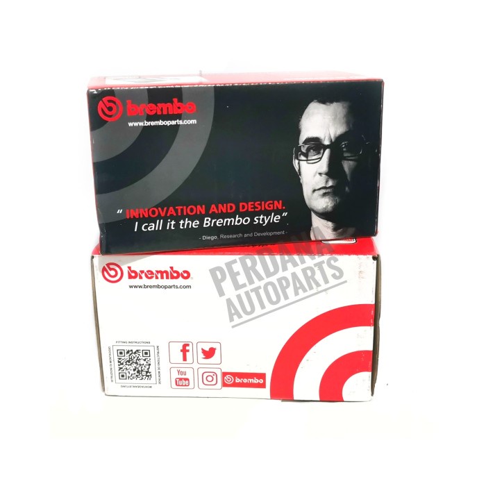 Kampas Rem SUBARU Forester Impreza Legacy Liberty Outback XV - BREMBO