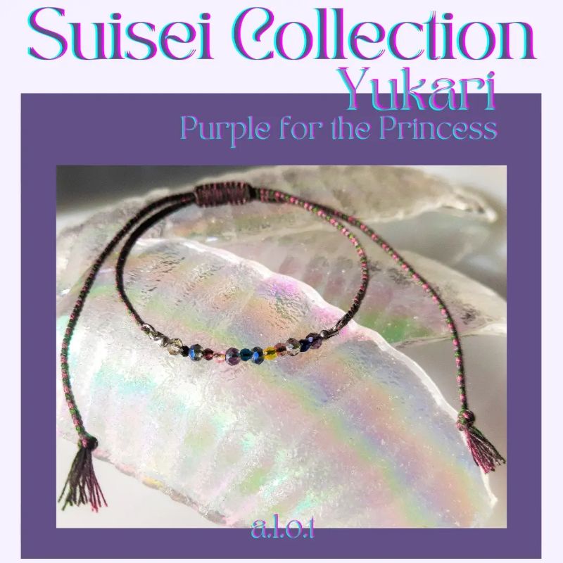 A.L.O.T Gelang Tali Handmade YUKARI “Suisei Collection” INISIAL (a.l.o.t Bracelet/Gelang a.l.o.t)