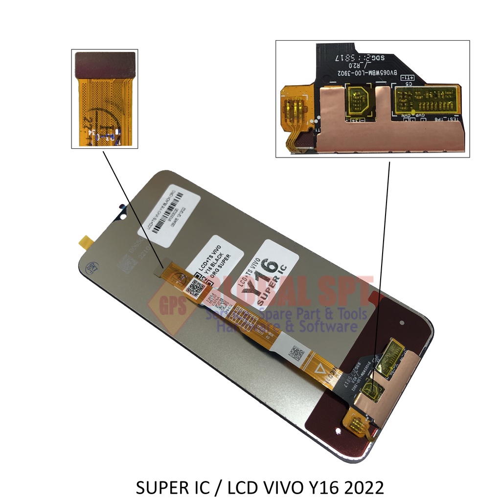 SUPER IC / LCD TOUCHSCREEN VIVO Y16 2022