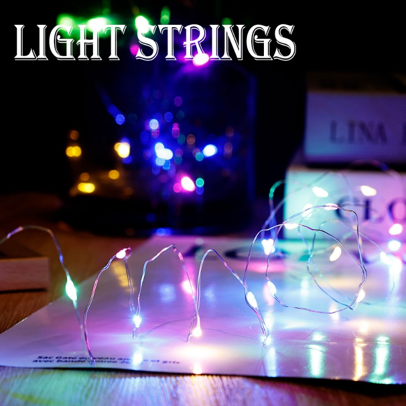 Lampu Dekorasi Pesta Ulang Tahun LED/Multi-Warna Cahaya Opsional Fairy Light String/Natal Lampu Suasana Ruangan Luar Ruangan