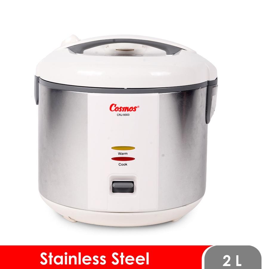 Terbaru COSMOS RICE COOKER / MAGIC COM CRJ9303 / CRJ-9303 / CRJ 9303 (2 LITER) GARANSI RESMI