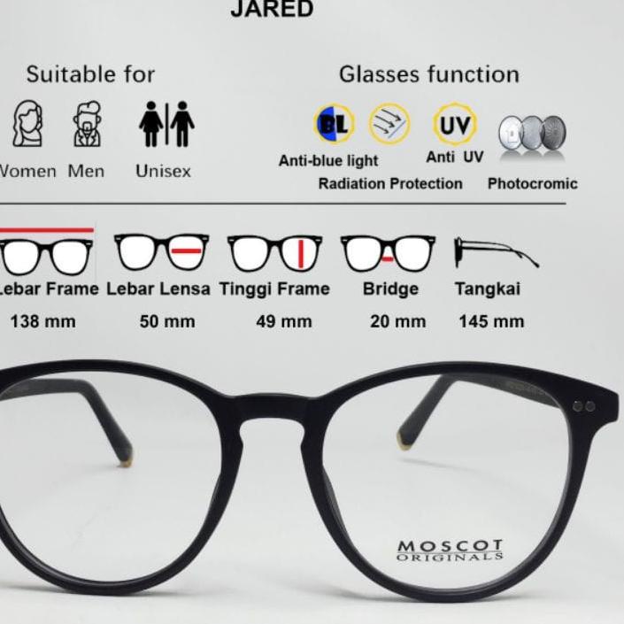 Promo Kacamata Moscot Billik | Lemtosh Original | Lensa Photocromic | Lensa Photocromic Minus | Kaca