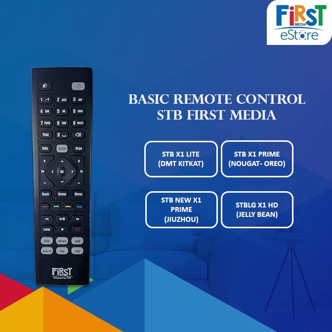 Remote First media: Basic Remote STB / Smart Box First Media SALE