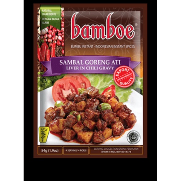 

Bumbu Bamboe Sambal Goreng Ati 54Gr