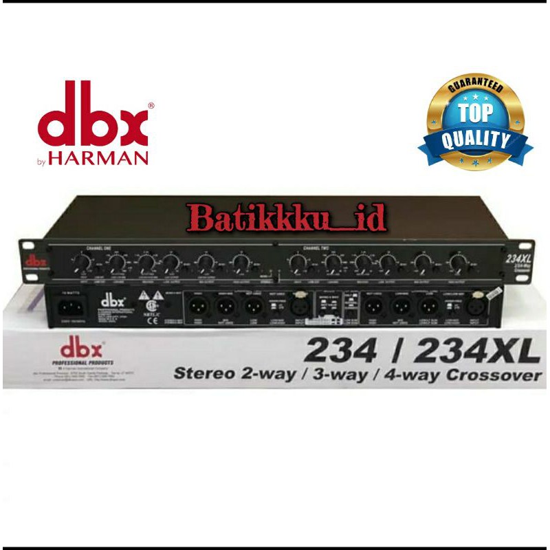 CROSSOVER DBX 234XL / Dbx 234 XL 2 WAY/3 WAY/4WAY(MONO) CROSSOVER