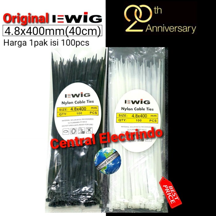 

NEW KABEL TIES 4.8X40cm. Code 5189