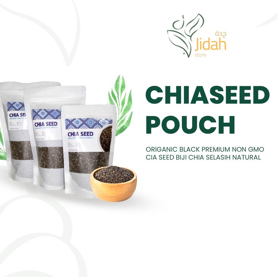 

Ready Stok✡➢ chia seed origanic black premium non GMO cia seed biji chia selasih natural ciaseed natural mpasi V75