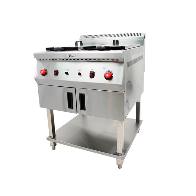 FOMAC FRY-G172CS GAS DEEP FRYER/PENGGORENGAN GAS DENGAN PENGATUR SUHU/DEEP FRYER GAS