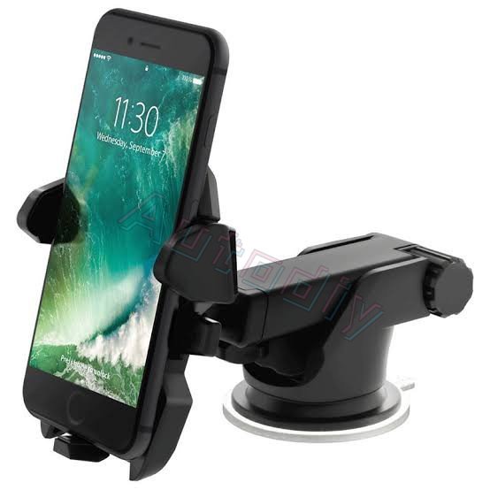 Aksesoris Holder Handphone Mobil Long Neck One - Touch Car Mount Tablet/Holder Hp Dudukan Kendaraan