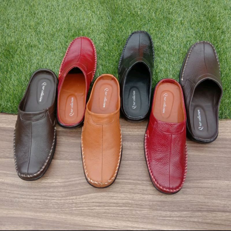 Bustong pria kulit asli//sandal tutong asli kulit bisa cod