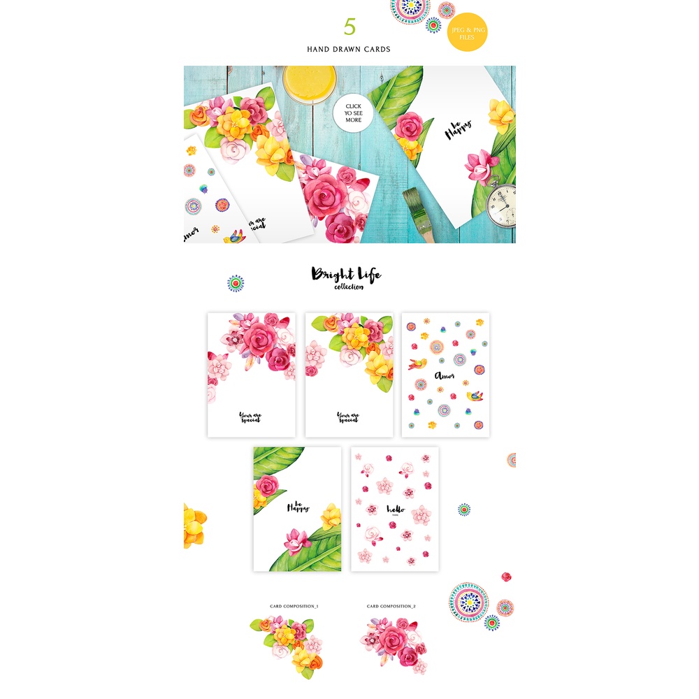 Bright Life Watercolor set