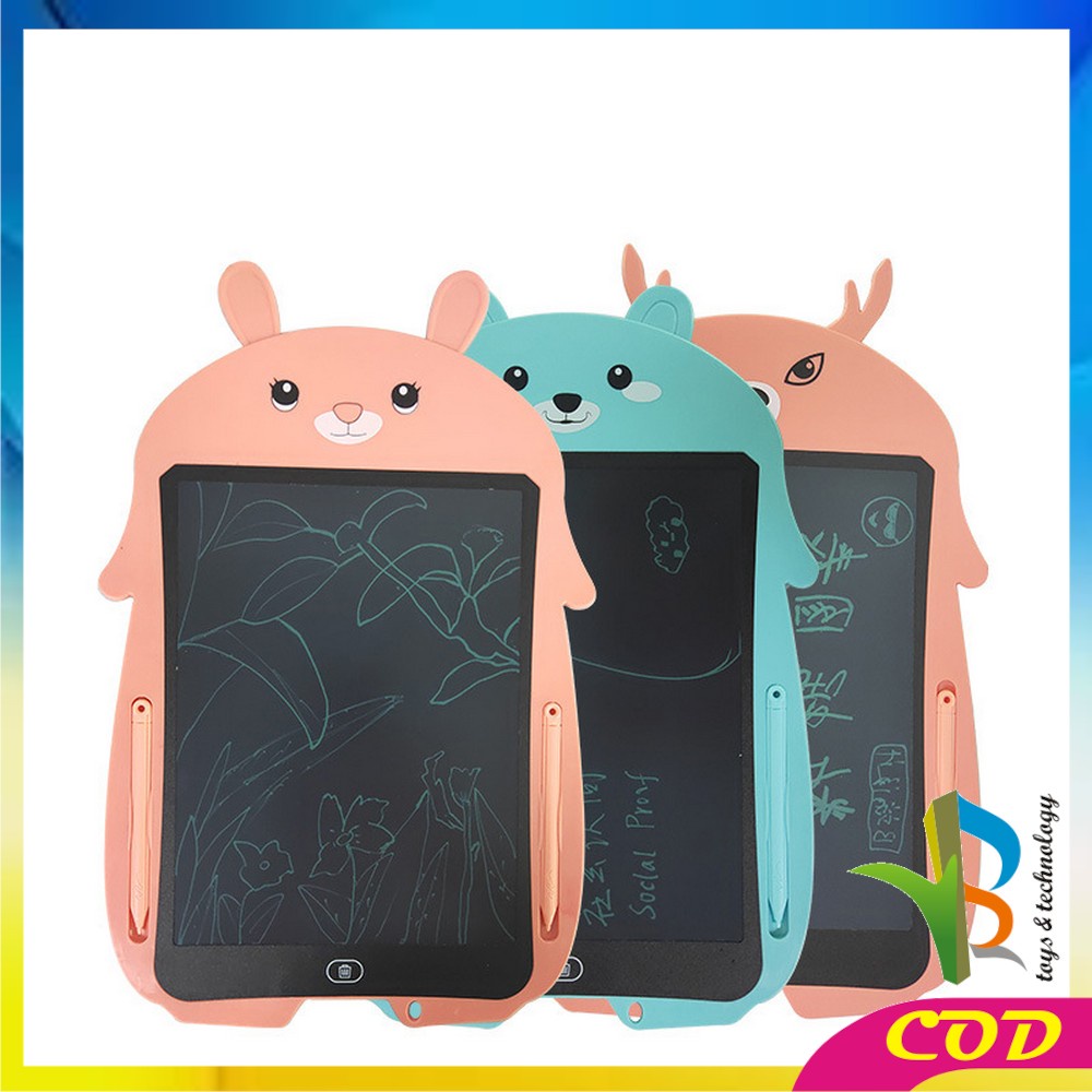 RB-M36 Mainan LCD Writing Drawing Tablet Board 8.5 inch Papan Tulis Karakter Mainan Edukasi Anak