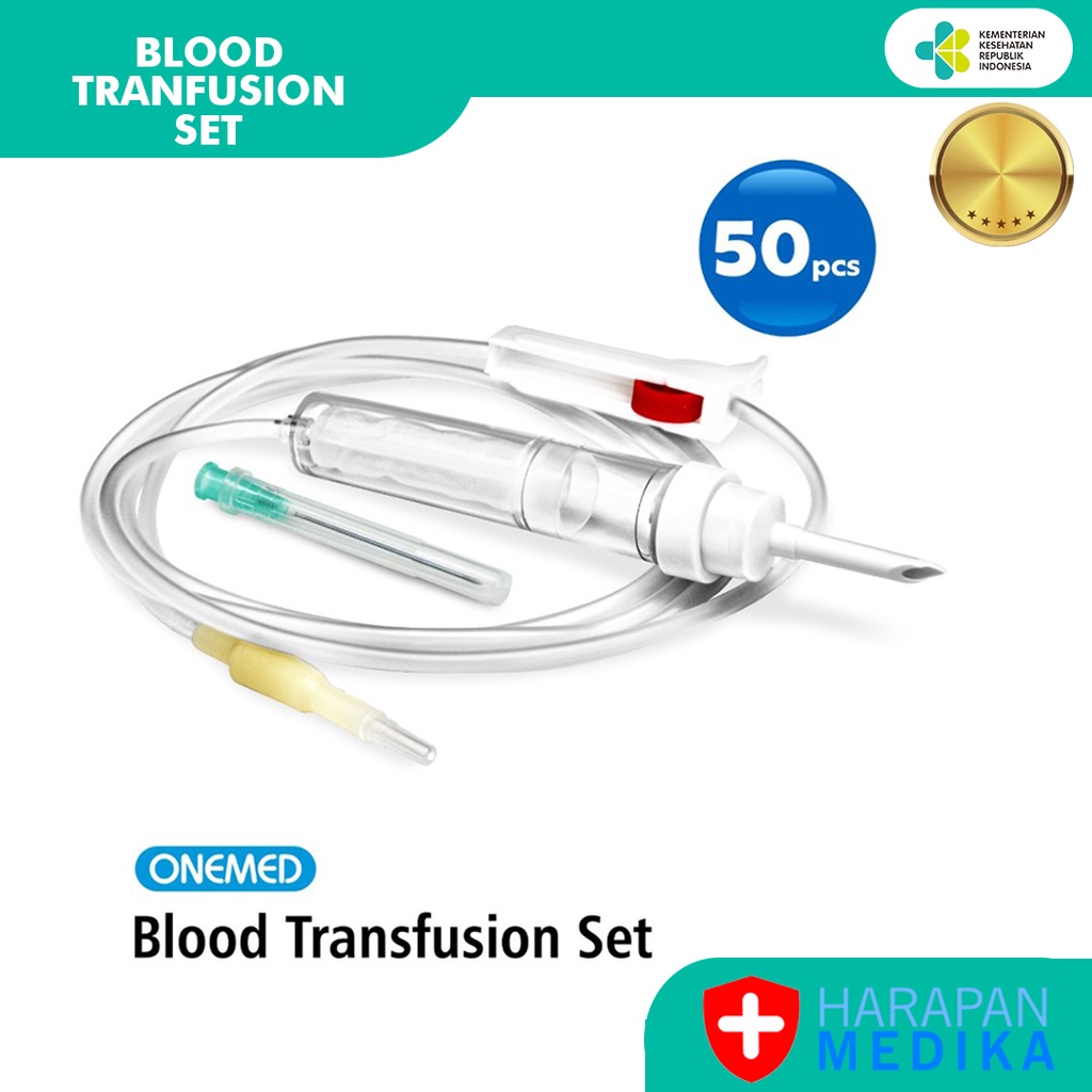 Jual Blood Transfusion Set OneMed Box Isi 50 Pcs Shopee Indonesia