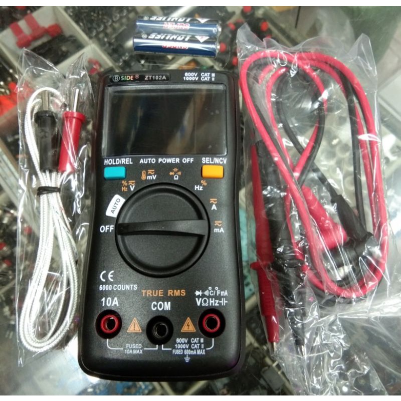 Multimeter Digital BSIDE ZT102A Alat pengukur arus / vol