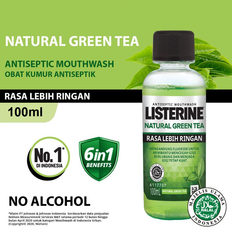 LISTERINE Green Tea Antiseptic Mouthwash/obat kumur