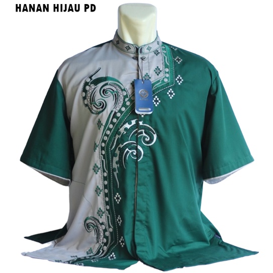 Baju Koko BIG SIZE Terbaru Lengan Pendek Size XXL XXXL XXXXL XXXXXL - Khalif Abu Muda- Ukuran jumbo