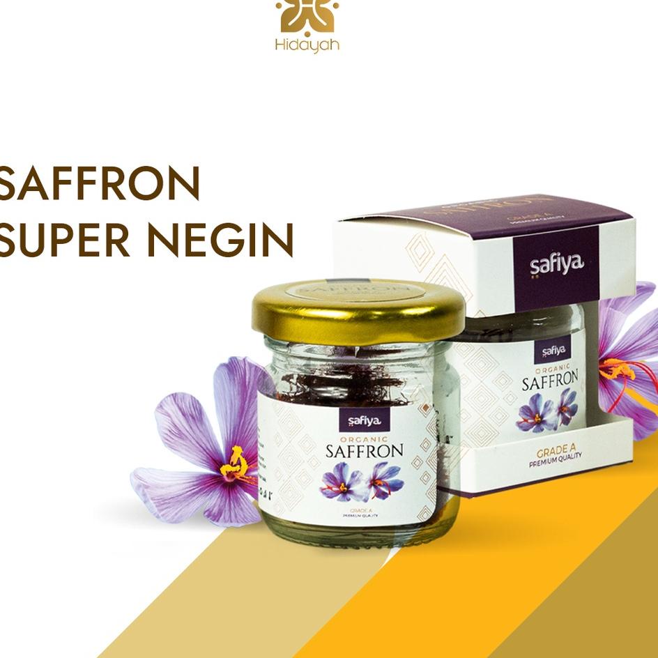 

✘ Saffron 0,25 Gram Super Negin Grade 1 Original SAFIYA HERBAL ㆃ