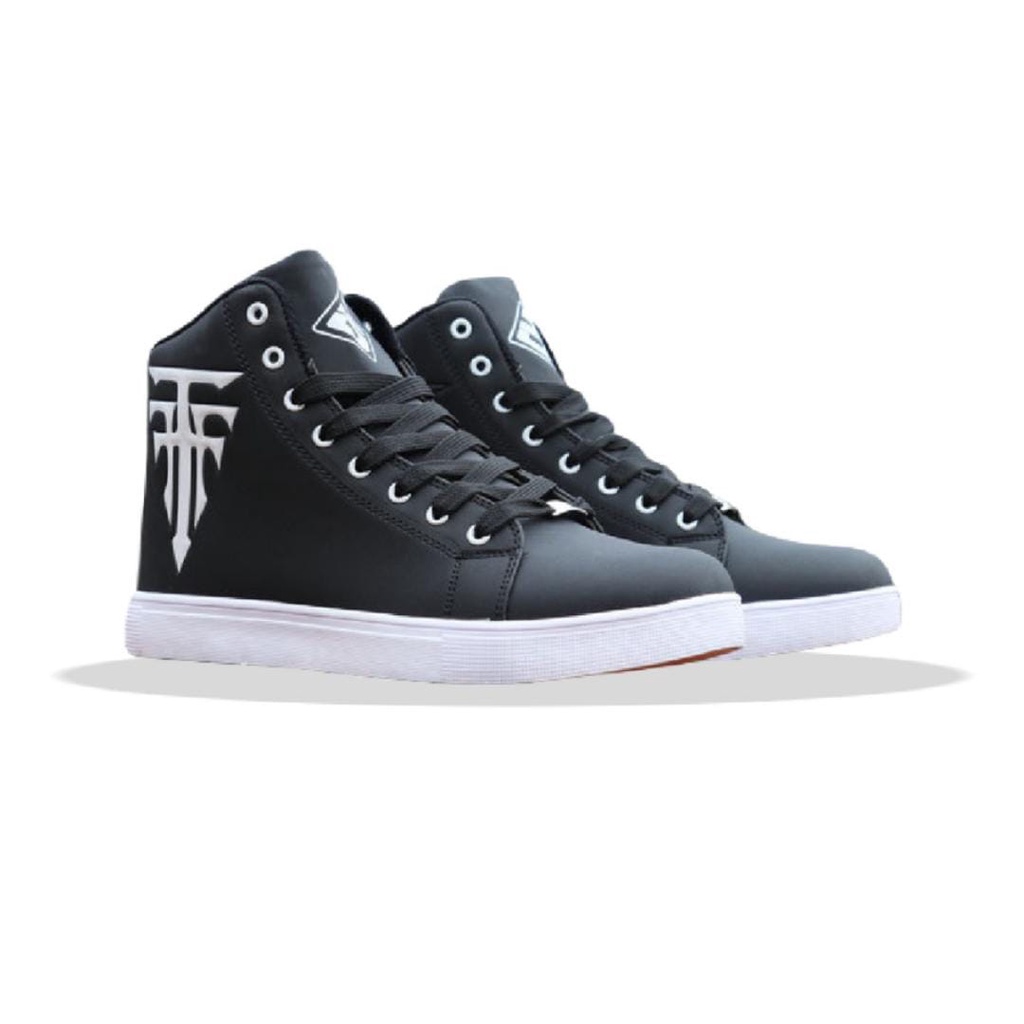 ARMY - Sepatu Sneakers Casual Sport Pria dan Wanita Sepatu White&amp;Black/Sepatu Sneaker Wanita Boots Treesula 37-43