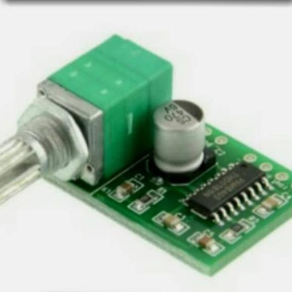 ((H-1-5 ♫♪&gt; PAM8403 potensio Mini 5V Digital Amplifier Board Stereo 2 Channel 3W + Potensio pasti dikirim
