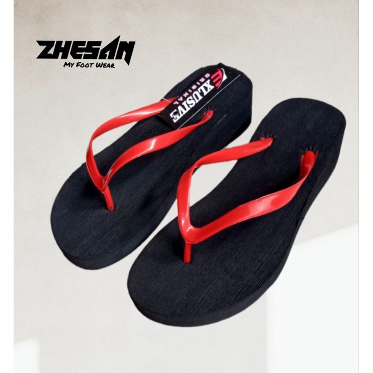 Sandal Wedges Wanita Terbaru Sandal Wanita Wedges Japit Kekinian