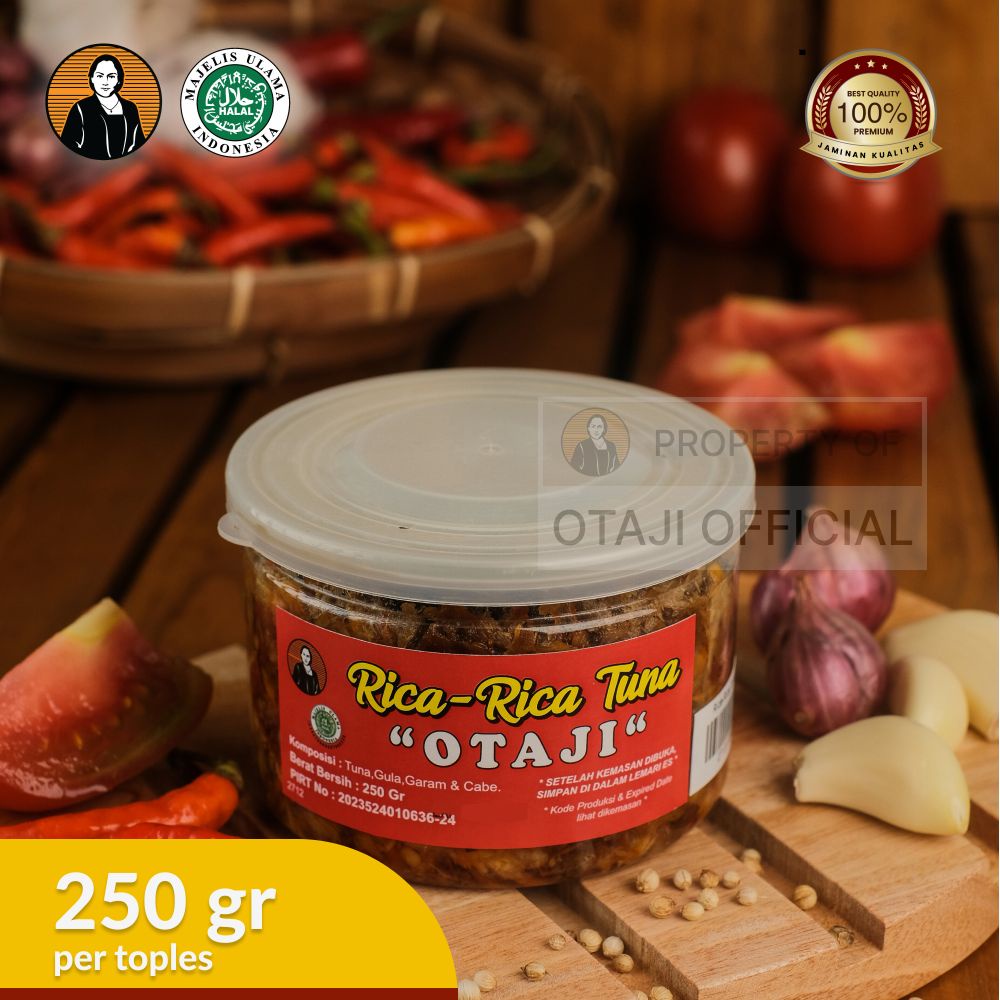 

Oseng Tuna Asap Jeng Intan - OTAJI Rica-Rica Tuna Otentik 250 gram