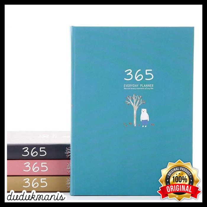 

✨NEW✨ - Buku Catatan Diary Journal Book 365 Hari Hardcover Murah PER-622 - Biru
