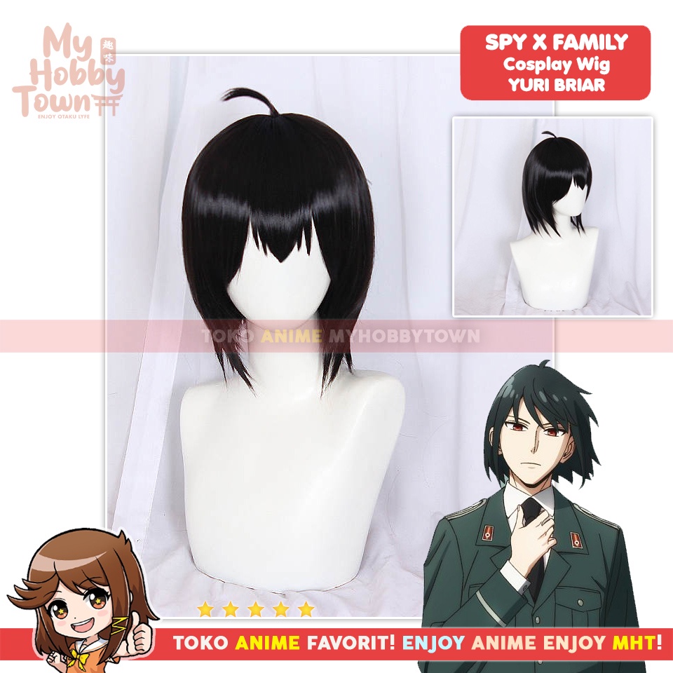 Wig Rambut Palsu Cosplay Anime Spy X Family : Yuri Briar