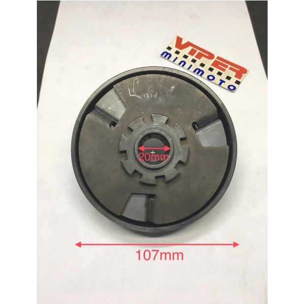 Kopling Otomatis Assy 420 - 10T As 20Mm Gokart - Robin - Honda Gx 160 #Original