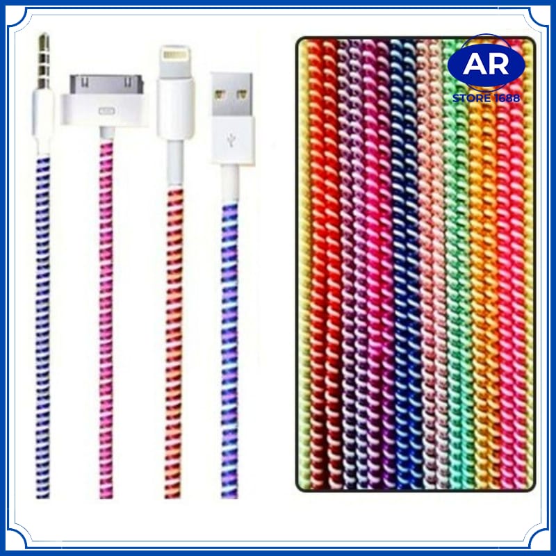 Pelindung Kabel Charger Universal Pelilit Kabel Hp Pelindung Cord Protector Casan- AR STORE1688