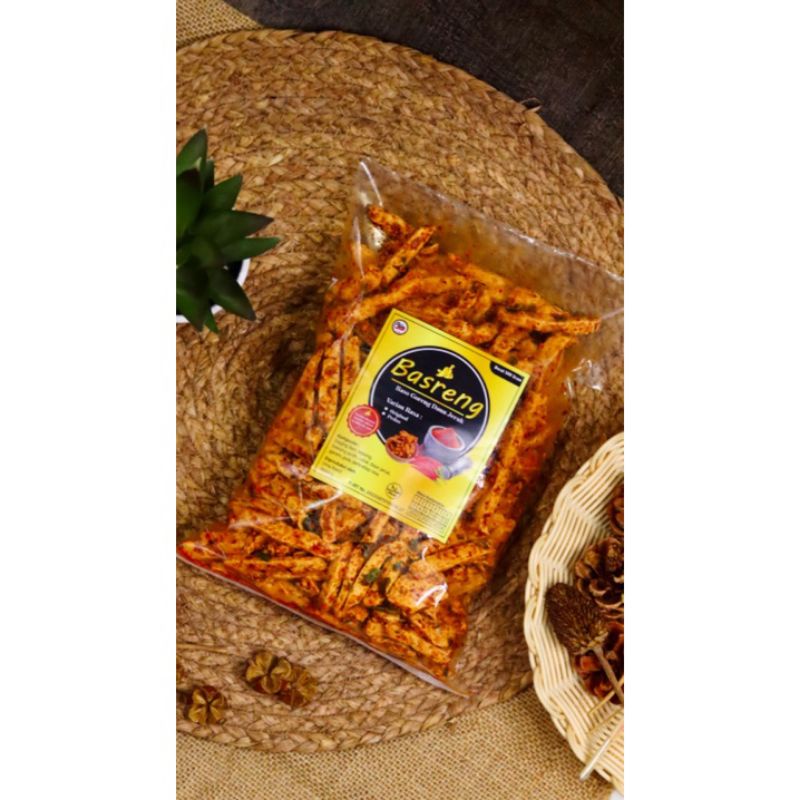 

Basreng pedas Daun Jeruk Kiloan 500gram Bumbu cikruh