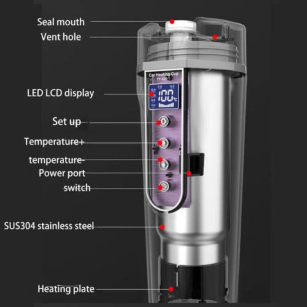 Preva Heating Cup 12V Travel Van Teh Kopi Mug