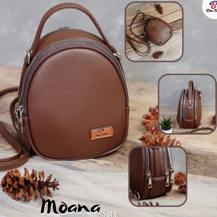 BIRU TSABITA - Moana Bag By Biru Tsabita Bisa Selempang,Tenteng,Ransel Best Seller - Tas 3in1 Multifungsi