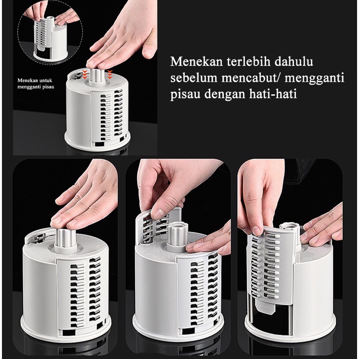 Babyland Alat Pemotong Sayuran dan Buah Parutan Serbaguna Multifunction Vegetable Cutter