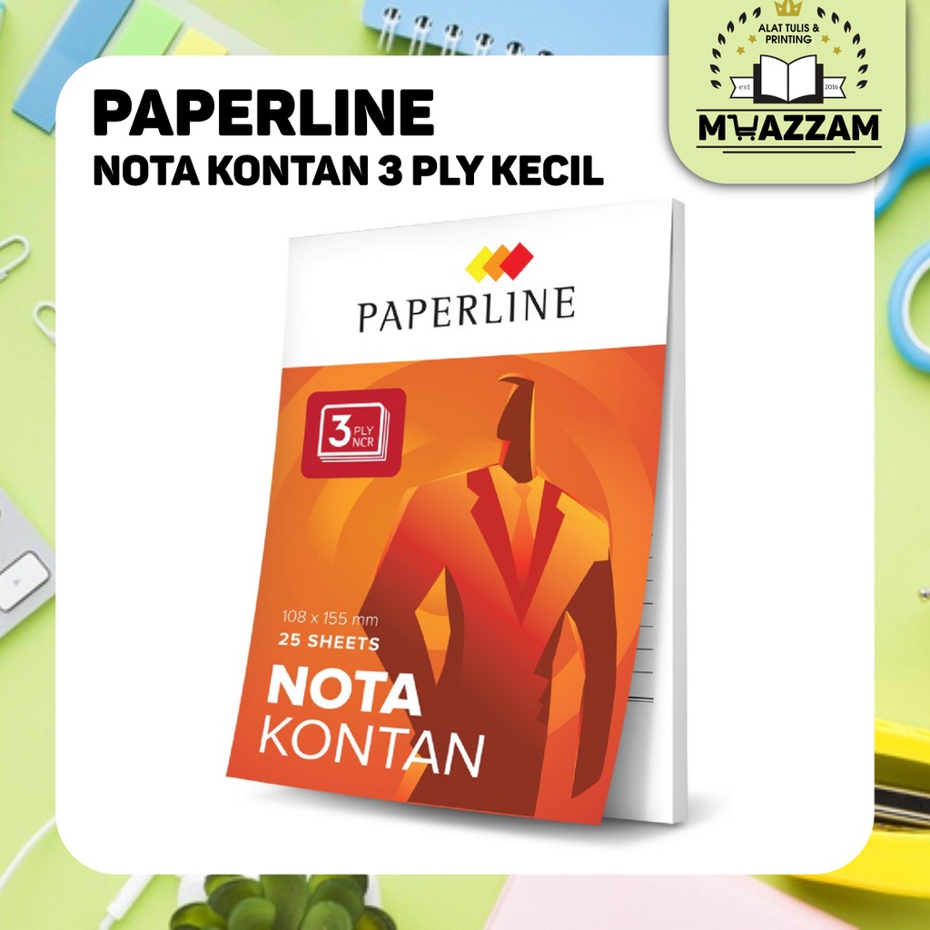 

Paperline Nota Kontan K3 NCR 3 ply Kecil