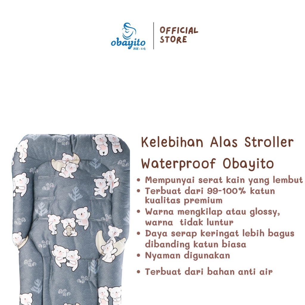 Obayito Alas Stroller Bayi Waterproof