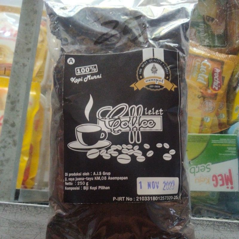 

KOPI LELET MACAPAT 100 PERSEN KOPI MURNI