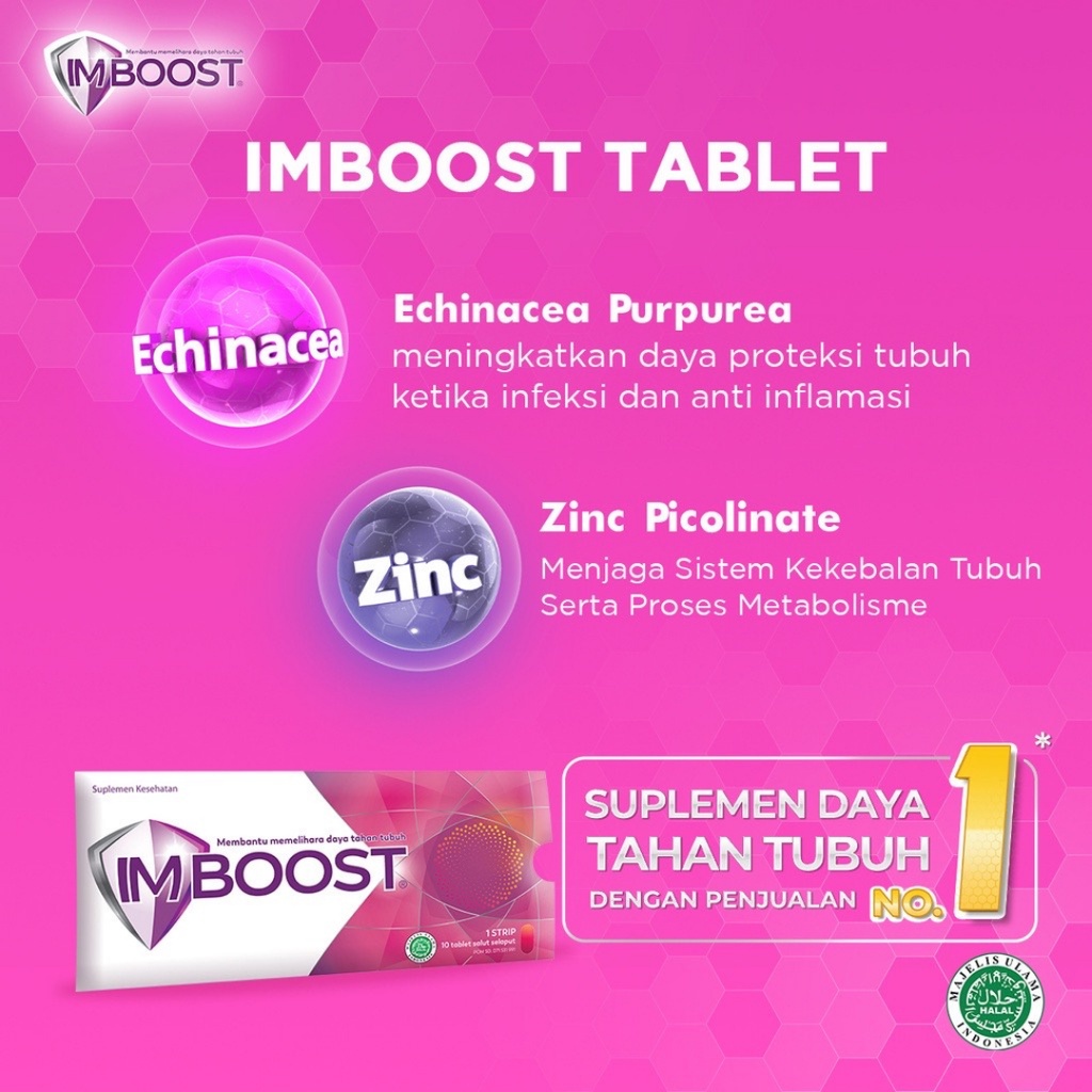 Imboost Tablet / Imboost Force Suplemen Daya Tahan Tubuh