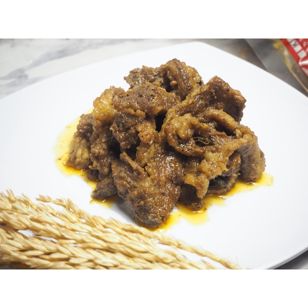 

Rendang Kepala Sapi 250 gram SUMBER GIZI NW ( 5 kali makan / 5 porsi makan )