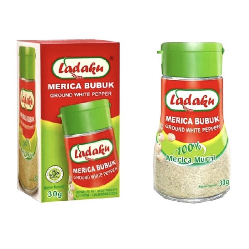 

Ladaku Merica Bubuk kemasan Botol 30g / LADAKU / merica / bubuk / Kemasan / BOTOL / BUMBU / MASAK / white / pepper / ground