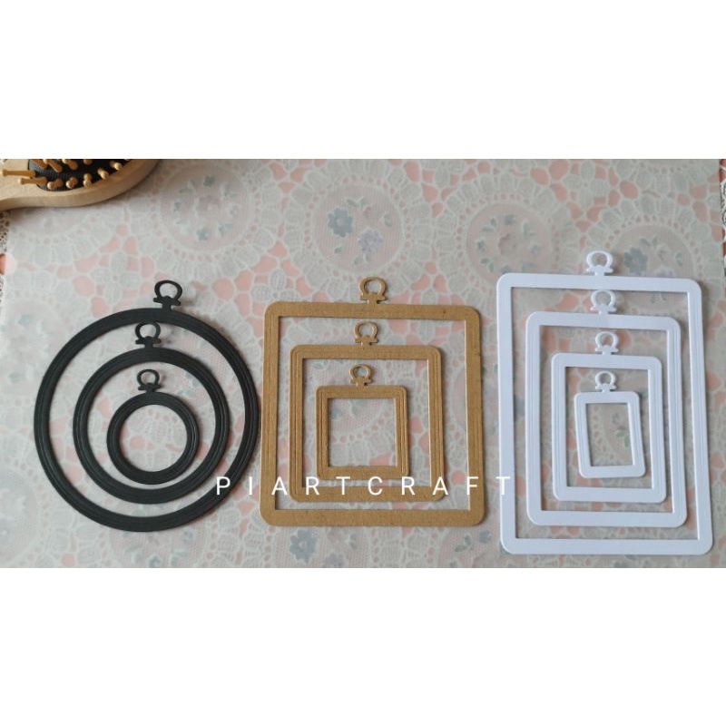

Frame bandul - isi 3 set - Dies cut / cut dies DIY scrapbook / vintage journal / album