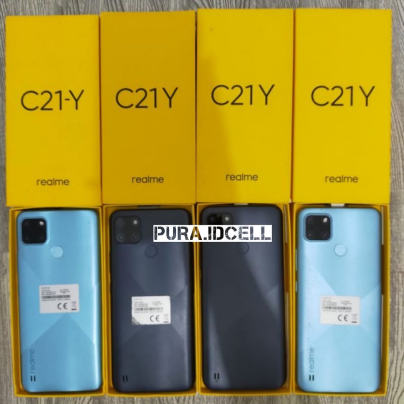 Realme C21Y 3/32 &amp; 4/64 Second Fullset Batangan