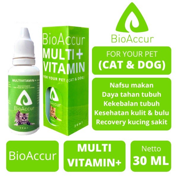 BIO ACCUR Multi Vitamin 30 mL Vitamin Untuk Anjing Kucing BioAccur