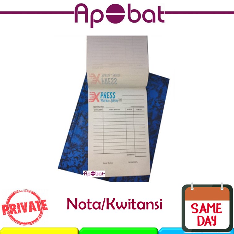 

- ApObat - Nota / Kuitansi Khusus Untuk Pembelian Produk ApObat